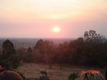Cambodia Sunset