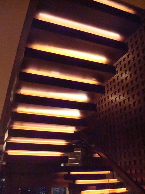 Lighted staircase