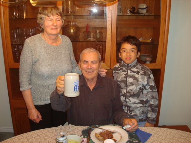 Opa's birthday at home in Canada.