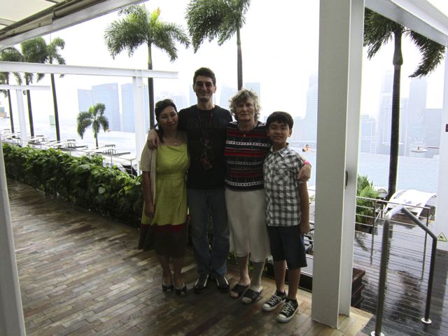 On the 57th storey of Marina Bay Sands
