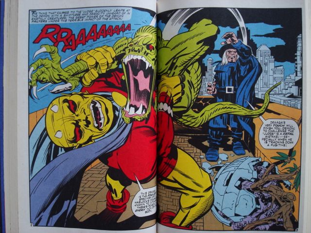 Jack Kirby, The Demon, two-page spread