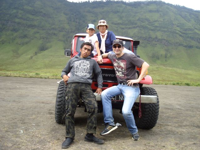 With our local jeep driver Chuck