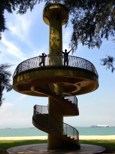 Hanging out at East Coast Park.